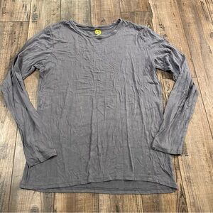WonderWink Womens Comfort Long‎ Sleeve Underscrub Tee Grey Medium